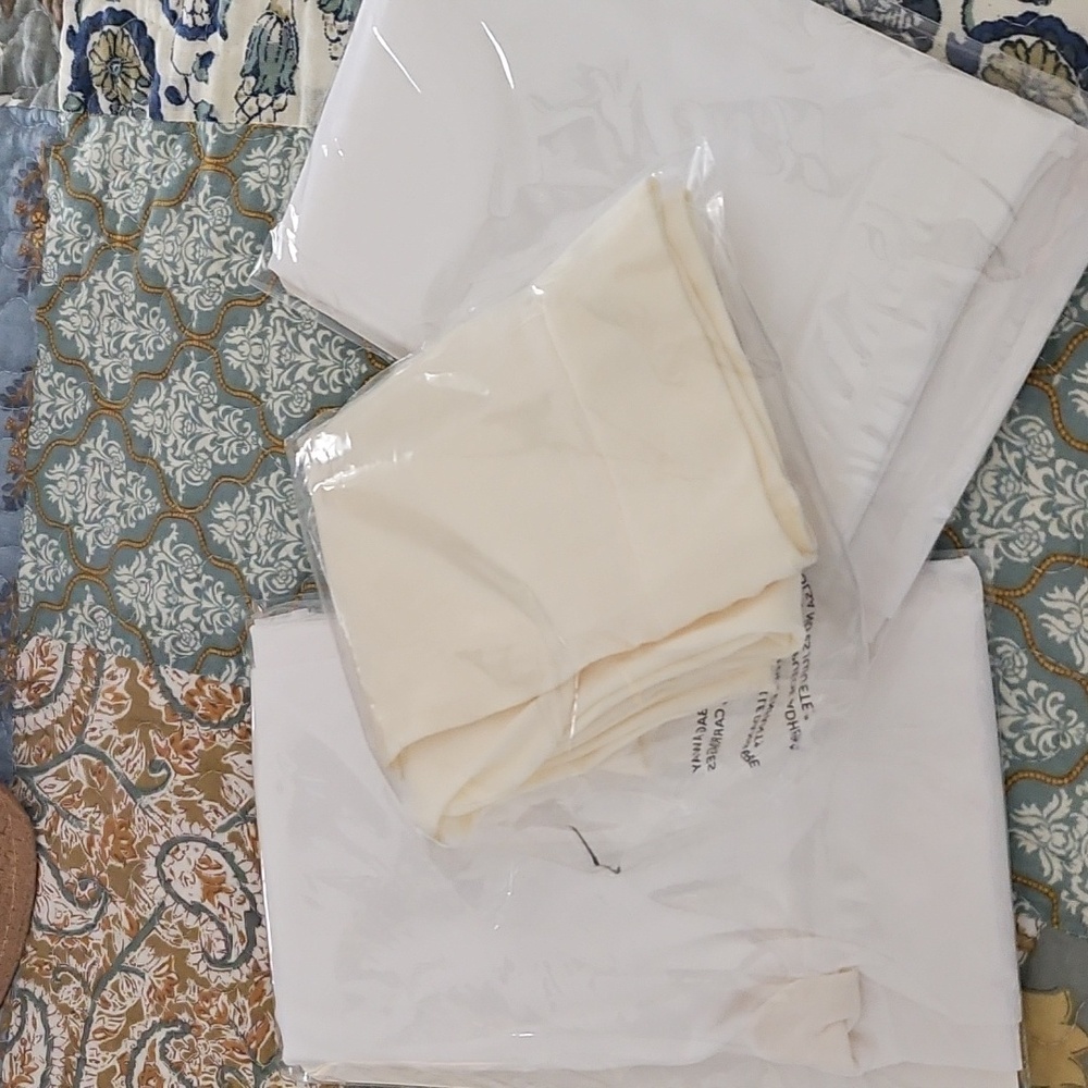 White Hose And Off White Tights